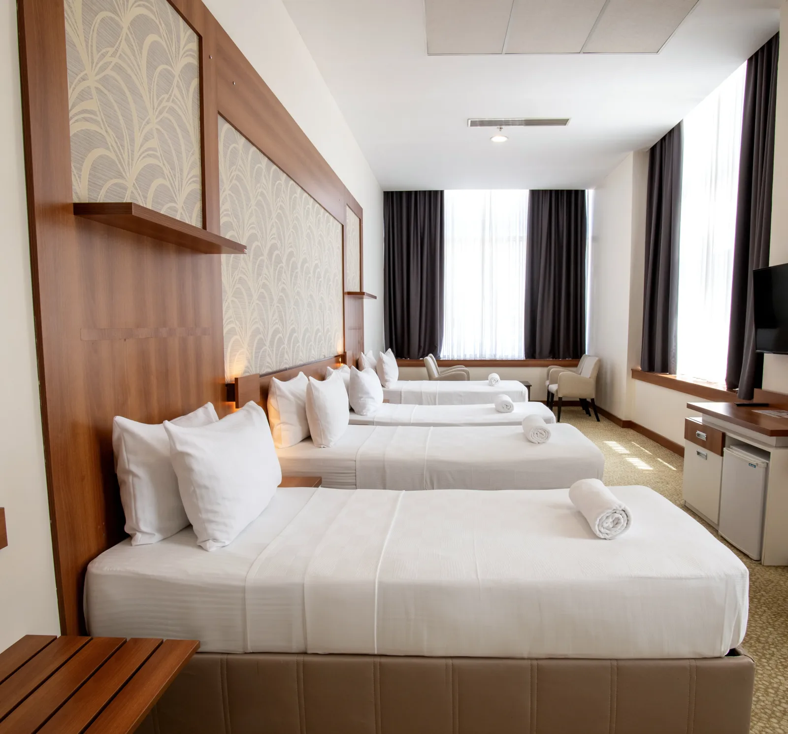 Quadruple Room (Four Single Beds)