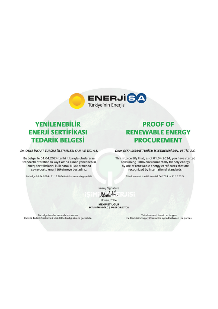 Renewable Energy Certificate